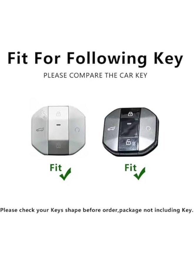 Premium Key Cover Compatible with Jetour Traveller T2 2026 Only | Jetour T1 2025 2026 Metal Key Cover Full Protection Key Ring for Car Keys Elegant Design For Jetour T1 T2 - Image 3